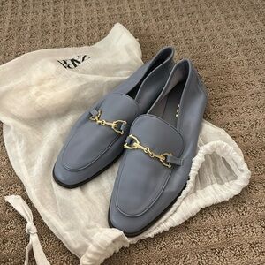 leather loafers